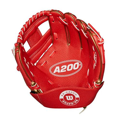 Wilson | A200 | Youth T-Ball & Baseball Glove + Mitt | Sizes 9" - 10" | Right + Left Hand Throw | Multiple Styles