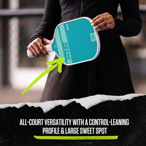 Selkirk Sport SLK Pickleball Paddles Set of 2 | Designed in The USA | Choose The SLK Neo Graphite, SLK Neo Fiberglass Pickleball Set or SLK Atlas Pickleball Bundle - color: Blue Turquoise | Neo Fiberglass