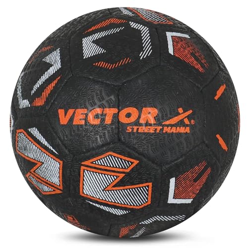 Vector X Street Mania Hand Stitched Football | Training | Match | Sports | Playing | Practice |with Pump
