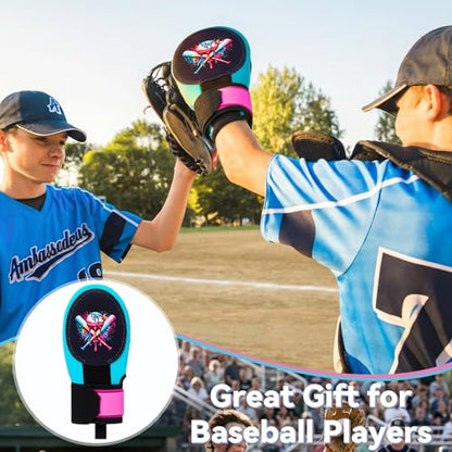 Ice Cream Drip Sliding Mitt Baseball Glove for Youth Sliding Mitt Softball Guard Accessories and Protective Gear Left/Right Hand Ice Cream Drip Pattern Baseball Hand and Wrist Protection - size: Small
