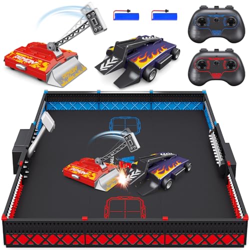 Remote Control Battle Robots, RC Fighting Robots Toys for Kids - 2.4Ghz Fighting Robot Game Set Toys for Kids, Battle Bots with Arena, Combat Robot STEM Toys Gifts for Boys Age 5 & Up