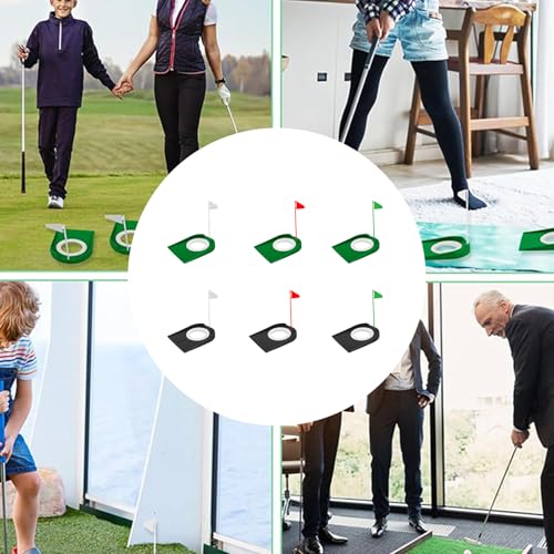 Authentic Golf Putting Practice Mat Automatic Ball Return and Direction Line for Real Green Feel Indoor Outdoor Training