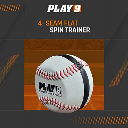 Spin Trainer - Training Baseballs for Pitchers - Genuine Leather for Game Like Feel - Baseball Training Aids - Made for All Skill Levels