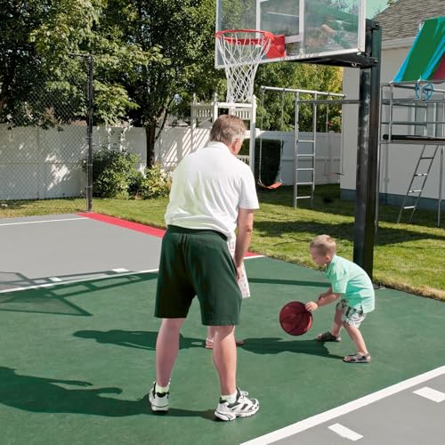 Basketball Hoop Anchor Kit, JUKFITA Ground Anchor for Hoop Reinforcement & Easy Installation