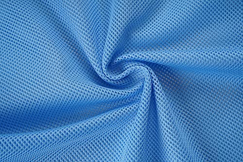 12 Pack（1-12） Numbered Pinnies/Soccer Training Bibs/Basketball Jerseys for Kids,Youth and Adults - color: 1-12 Sky Blue, size: Small