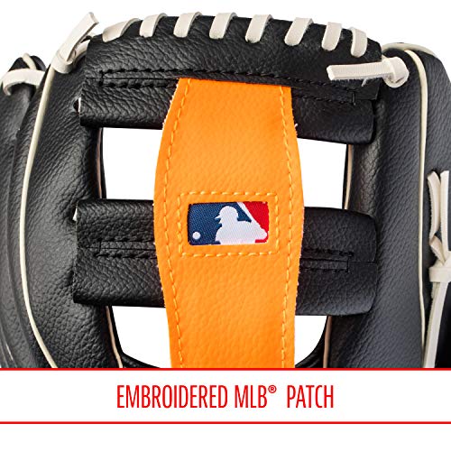 Franklin Sports MLB Youth Teeball Glove and Ball Set - Kids Baseball and Teeball - Perfect First Kids Glove - 9.5"