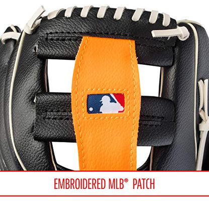 Franklin Sports MLB Youth Teeball Glove and Ball Set - Kids Baseball and Teeball - Perfect First Kids Glove - 9.5"