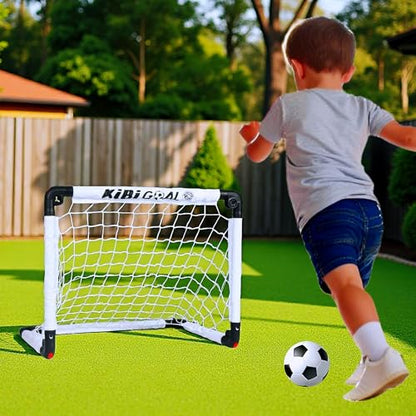 Soccer Goal, Small Foldable Goal for Kids, Kids Goals for The Backyard/Indoor/Outdoor, Mini Soccer Toys Gifts for Children
