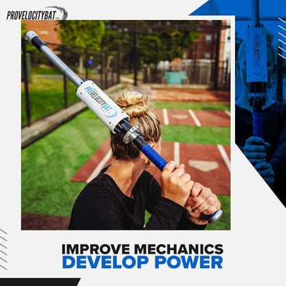 ProVelocity Softball Swing Trainer, Increases Bat Speed, Improves Swing Mechanics, Resistance Training