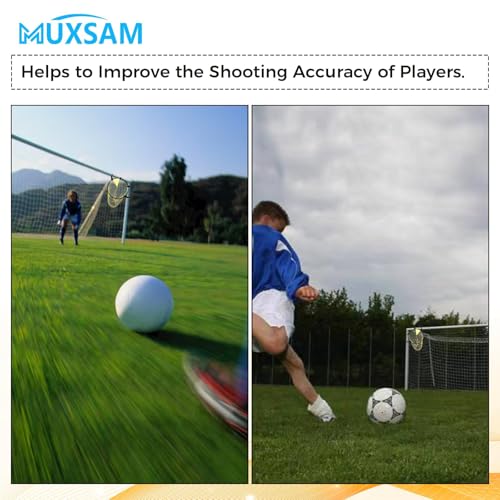 2Pcs Soccer Top Bins Target Net, Fold-able Football Training Goal Target Bag, Top Bins Football Target Goal Net, Top Corner Target Net Goals for Kids Shootings Accuracy Practice Equipment