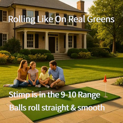 Putting Green Outdoor for Golf Practice Putting Matt for Indoors - style: 2'X9'