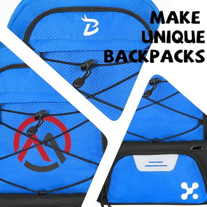 Goloni Basketball Backpack Bag,35L Basketball Bag with with Separate Ball & Shoe Compartments,Large Sports Bag for Basketball - color: Blue