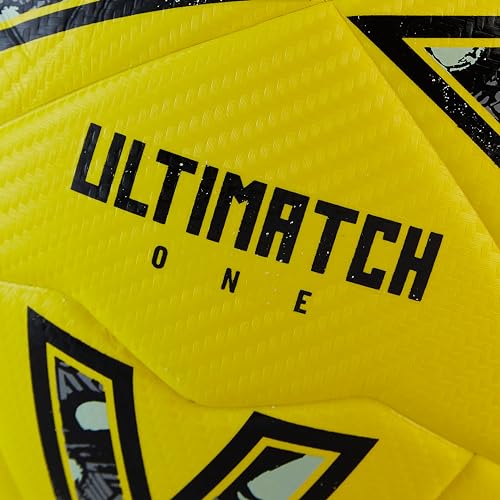 Mitre Soccer Ball League Ultimatch - color: Ultimatch One - Yellow/Black/Gray, size: 4