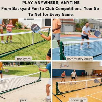 Pickleball Net Replacement 22x3ft, Professional Portable Pickleball Nets Heavy Duty Net Fits Standard Posts, Official Regulation Size for Indoor Outdoor Courts (Net Only)