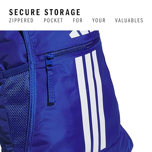 adidas Alliance Sackpack – Drawstring Backpack for Sports, Small Gym Bag - color: Team Royal Blue/3