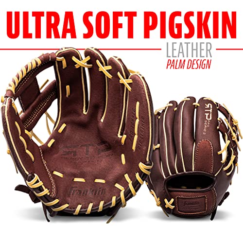Franklin Sports Baseball Gloves - RTP Pro Adult + Kids Baseball Mitt - Outfield + Infield Gloves - size: 11.0" - I-Web