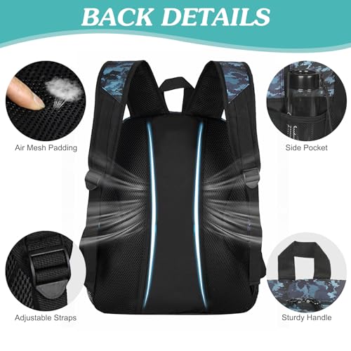WOLT Soccer Backpack Soccer Bag with Ball Holder & Shoes Compartment, Sport Equipment Bags For Football, Basketball, Volleyball, Gym - color: CamoBlue
