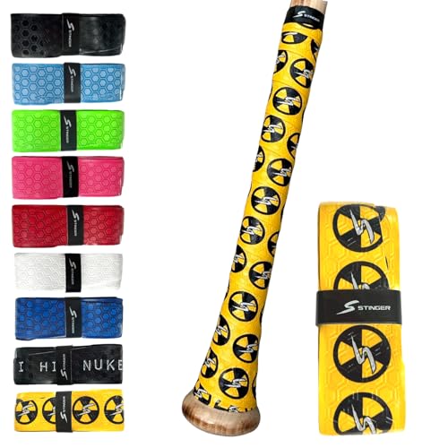 Stinger Sports Premium Polymer Bat Grip (Baseball and Softball) - color: Nuclear