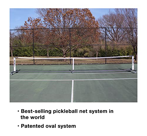 Oncourt Offcourt PickleNet Deluxe TAPND 22'x 34" Oval Tubing Locking Wheels Pickleball Net System