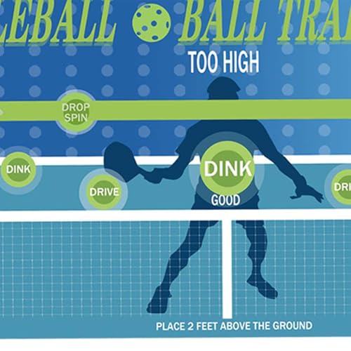 Pickleball Dink Pad Practice Rebounder Training Poster Mat 35.04x70.87inch for Wall Gym Exercise Skill Enhancement
