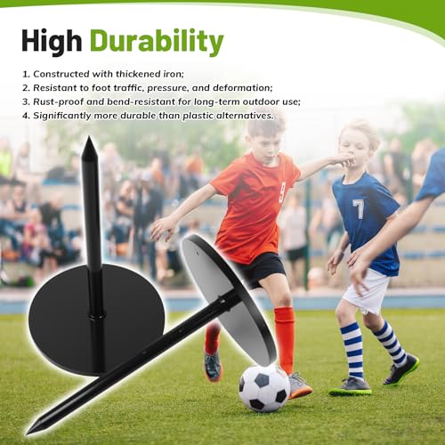 10/20 Packs Metal Sports Field Marking System,Soccer Marking Kit,Marking Kit for Baseball and Other Sports Fields. Made of High-strength Iron, It is Extremely Durable and Resistant to Breakage