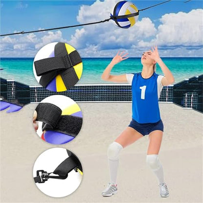 Volleyball Spike Trainer 2/5/10pcs Volleyball Attack Trainer Elastic Spike to Serve Set Pass Arm Speed Training Aid for Beginners Solo Training - size: 2pcs