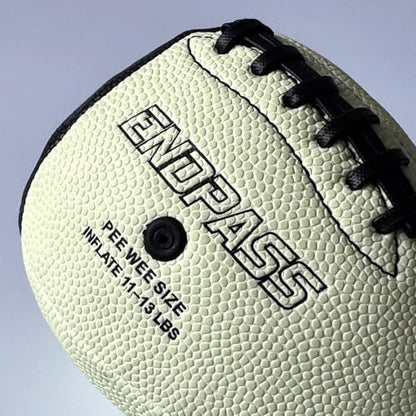 Pass and Catch Absorbing Light Glow in The Dark Pass Back Football Training Practice Equipment for Youth Ball Handling Shooting Skill Improving Supplies