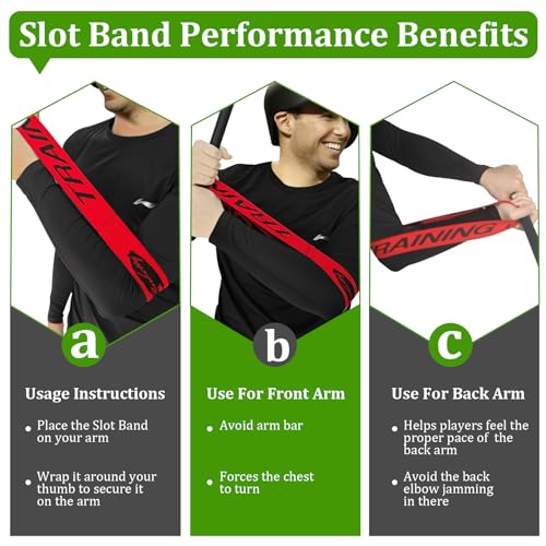 Baseball/Softball Training Equipment for Batting Training, Swing Trainer Aid, Hitting Trainer, Baseball Training (Orange- Body Band)