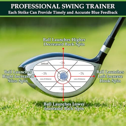 Seticek Golf Impact Tape Labels ｜Self-Teaching Sweet Spot and Consistency Analysis ｜ Improve Golf Swing Accuracy and Distance - color: 100pc-Right Handed(Wood 6x6+ Iron 8x8)
