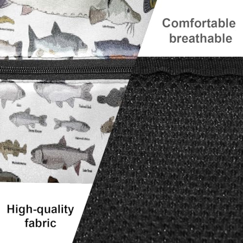 Pickleball Bag Sea Fish Pickle Ball Backpack for Women Men Premium Lightweight Crossbody Sling Bag Sports Backpack for Pickleball Paddle Tennis - color: Sea Fish