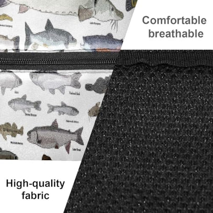 Pickleball Bag Sea Fish Pickle Ball Backpack for Women Men Premium Lightweight Crossbody Sling Bag Sports Backpack for Pickleball Paddle Tennis - color: Sea Fish