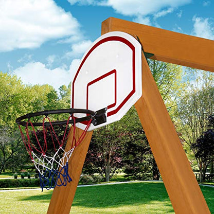 Gorilla Playsets 07-0025 Basketball Hoop and Ball Kit for Playsets Swing Set Attachment