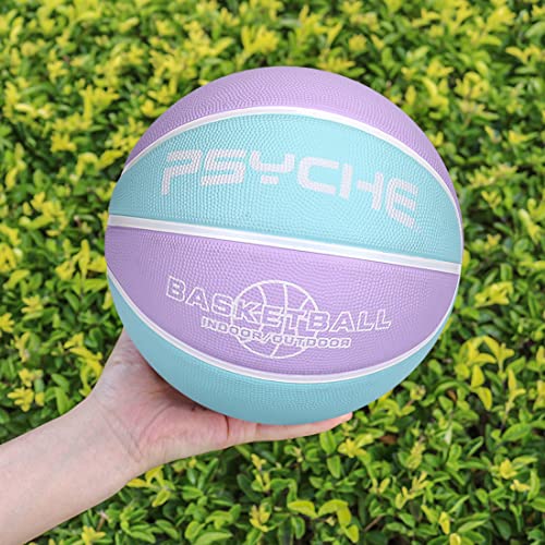 Kids Youth Basketball Size 4/5(25.5/27.5") Premium Rubber Basketball for Boys Girls Indoor Outdoor Pool Games Play(Best Gifts)