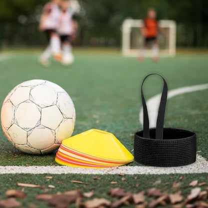 8 Pieces Football Down Indicator Football Wristband Referee Wristband for Sports Match Accessories