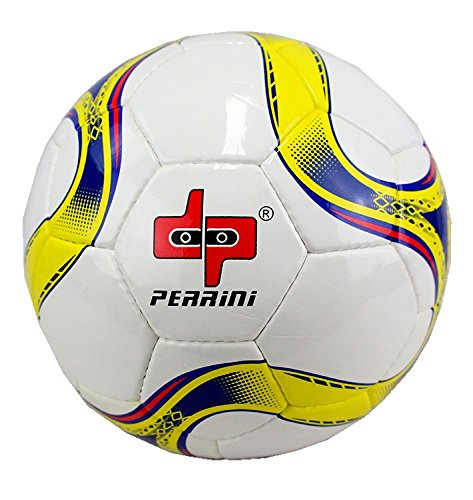 Life gears Perrini Match Soccer Ball Training Football Yellow & Blue Official Size 5