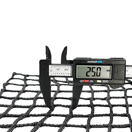 Aoneky Heavy Duty Knotless Golf Hitting Net, Practice Net with Reinforced Rope Edge, 1" Square Mesh 3mm Polyester Netting for Baseball Soccer Hockey Backyard Driving Cage Indoor Outdoor Use - size: 10x10 ft