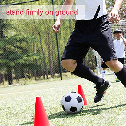 10pcs Football Cones Training Traffic Cones for Training Football(Red)