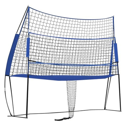 Volleyball Training Net Volleyball Practice Net Adjustable Height Volleyballs Training Nets for Hitting, Serving, and Passing Volleyballs Spike Trainer for Gymnasium, Playground