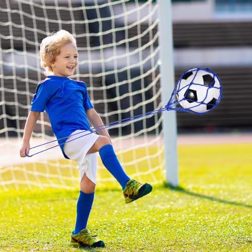 PATIKIL Solo Football Kick Net, Football Return Throw Training Net Soccer Training Aid Control Skills for Youth Adult Kicking Practice