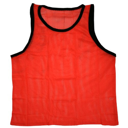 BlueDot Trading Adult & Youth Scrimmage Training Vests for Soccer, Basketball & More – Available in 1, 6, 12, 24 Packs - color: Orange, style: Youth 1 Pack