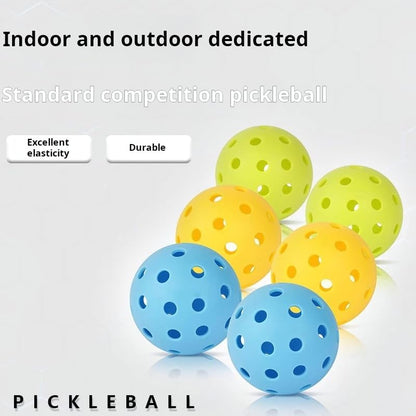 One Pack of Recreational Training Pickleballs Sturdy and Durable Pickleball