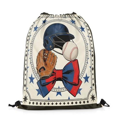Castle Fairy Baseball Helmet Drawstring Gym Bag,Coquette Bowknots Foldable Waterproof Drawstring Backpack,3D Print Ball Games Draw String Back Bags for Shopping,Swimming,Beach,Black Brown - color: Black Brown