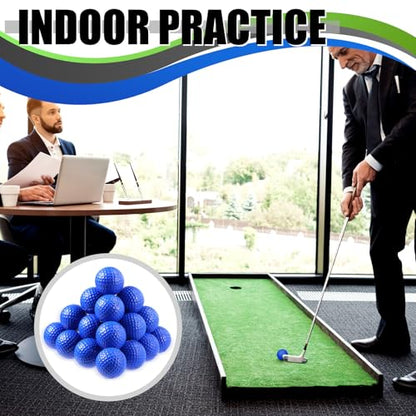 200 Pcs Foam Golf Practice Balls Bulk Realistic Feel Limited Flight Training Balls Soft for Outdoor Swing Indoor Backyard Training
