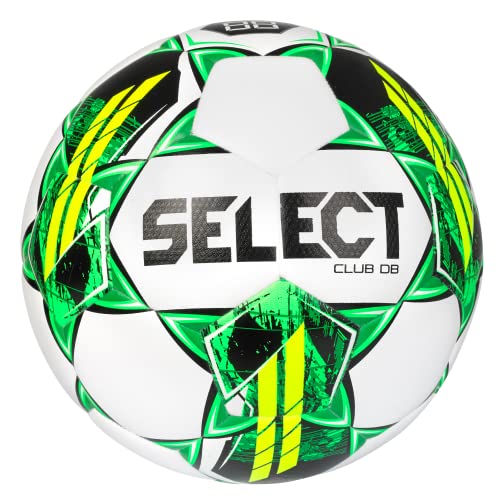 SELECT Club Soccer Ball - color: White/Green V22 - 1-Ball, size: 5