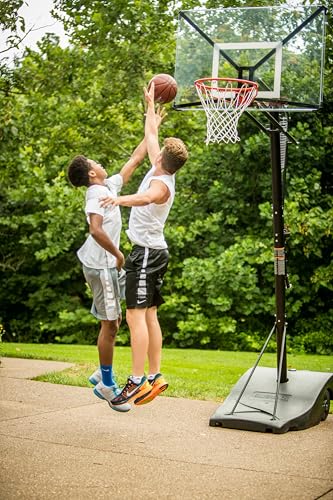 Silverback Standard Breakaway Rim with Nylon Net Compatible with Silverback and Goaliath Portable Basketball Hoops