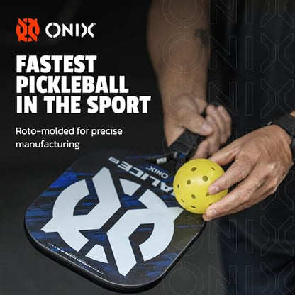 Onix Durafast 40 Pickleball Top Performance Engineered for Championship Play True Flight Competitive Ball - color: DURA Dura Fast Pickleball - 4 Pack - Yellow