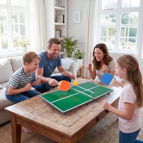 Rhode Island Novelty 24" X 12" Mini Ping Pong Game, 1 Set per Order