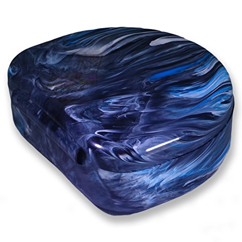 QUIST (TM) FarOut - Orthodontic Retainer Case (Color - Blue Steel)
