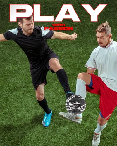 Kura Soccer Ball – Professional Training Soccer Ball for Grass Fields – Durable TPU Machine Stitched Soccer Balls – Sizes 3, 4 & 5 – Outdoor Practice & Match Play - size: 5, style: Black/White