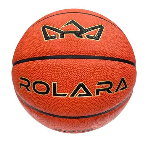 PRO Basketball - NFHS Approved Japanese Composite Leather Basketballs with Butyl Bladder for Superior Air Retention - Professional Indoor Outdoor Ball - size: 6
